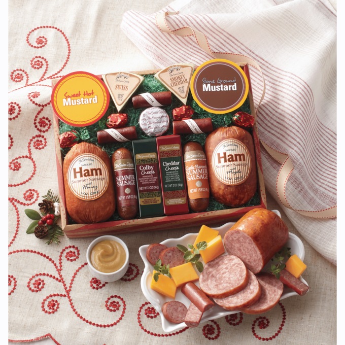 Birthday Summer Sausage & Cheese Gift Box