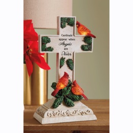 Lit Cardinal Cross, , large