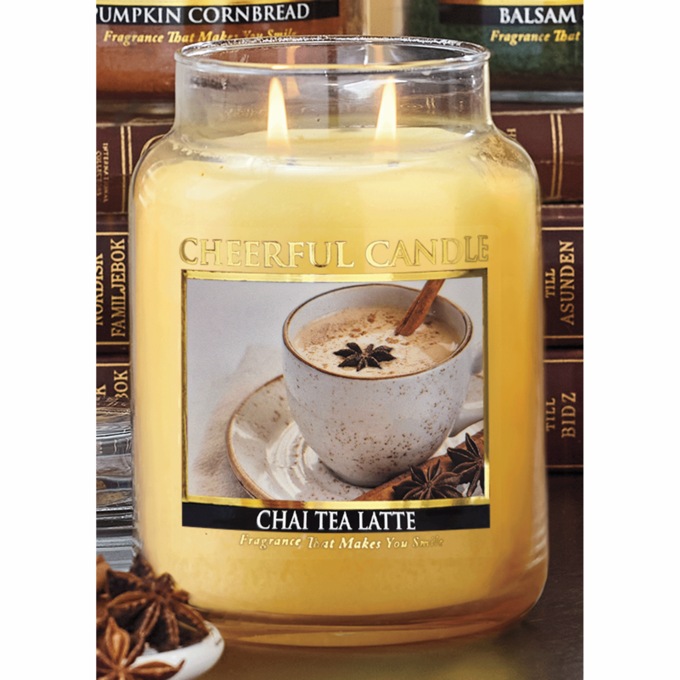 Cheerful Large Jar Candle, 24 Ounces, , large