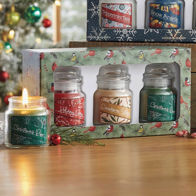 3-Piece Holiday Home Faves Candle Set, , large