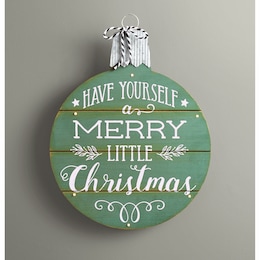 Merry Little Christmas Ornament Wall Art, , large
