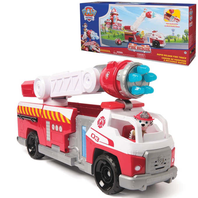 Paw Patrol Marshall's Rapid Rescue Fire Truck, , large