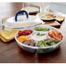 LocknLock Divided Covered Snack Server, , large