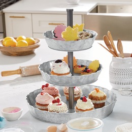 3-Tier Pinched Tray Server, , large