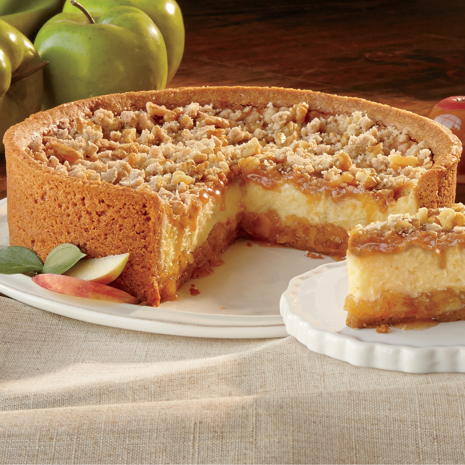 Caramel Apple Cheesecake Swiss Colony