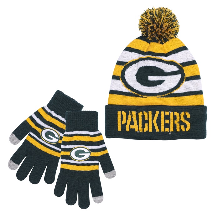 NFL Lit Hat And Gloves Set, , large