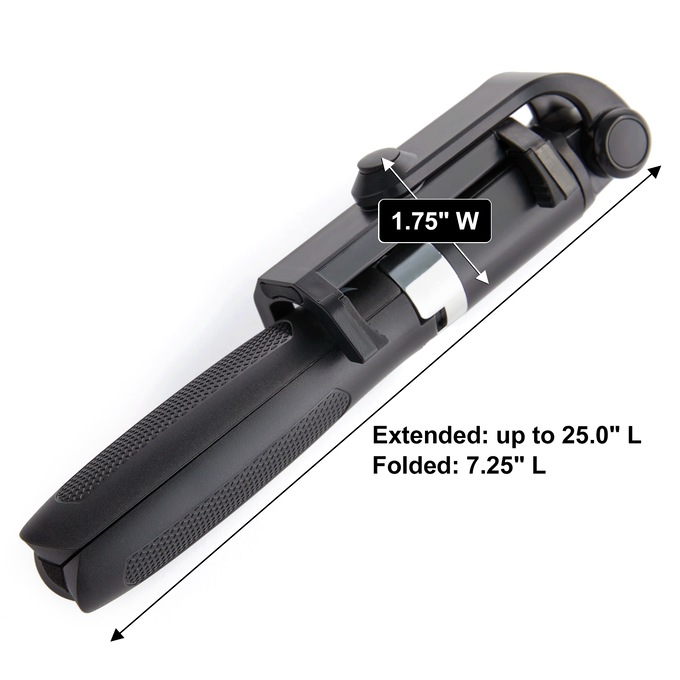 3-In-1 Selfie Stick Tripod with Remote, , large