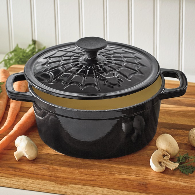 3-Quart Seasonal Enameled Cast Iron Dutch Oven, , large