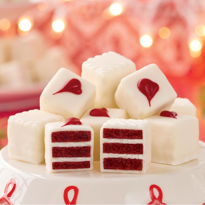 Red Velvet Petits Fours, , large