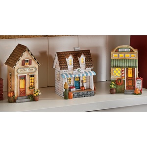 Lighted Harvest Shops - Buy All 3 and Save!, , large