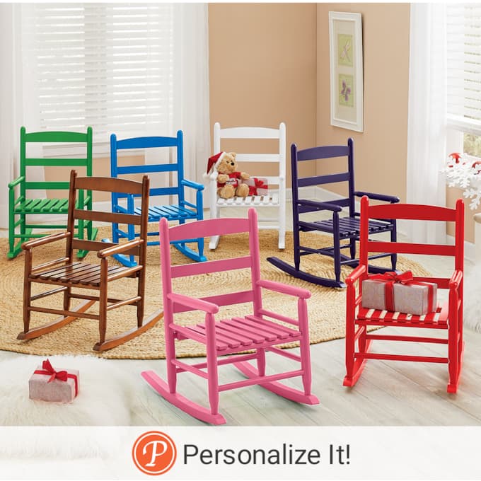 Child’s Wood Rocking Chair, , large