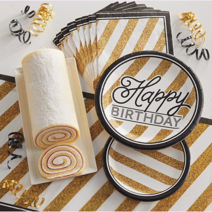 Black & Gold Summer Party Kit, , large