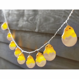 Solar Easter Chick String Lights, , large