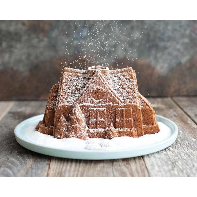 Nordic Ware Gingerbread House Bundt Pan, , large