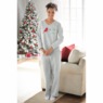 Easy Soft Loungewear Set in Sweatshirt Fleece with Graphic Top and Pant, , large