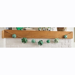 Patterned Shamrock Garland, , large