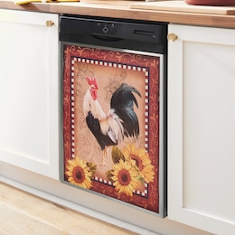 Kitchen Appliance Rooster Magnet, , large