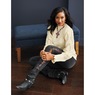 Nora Textured Sleeve Sweater, , large