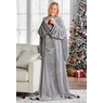 Plush Sleeved Throw, , large