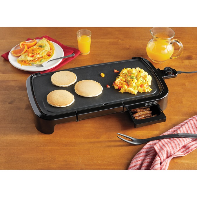BLACK+DECKER Nonstick Electric Griddle, , large