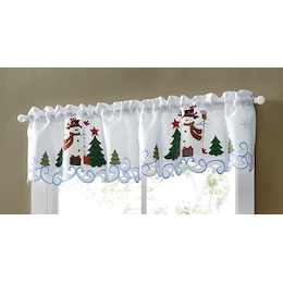 Snowman Valance, , large