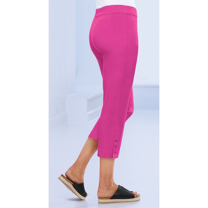 Button-Leg Capri, , large