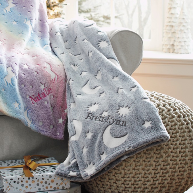 Kids' Glow-in-the-Dark Throw, , large