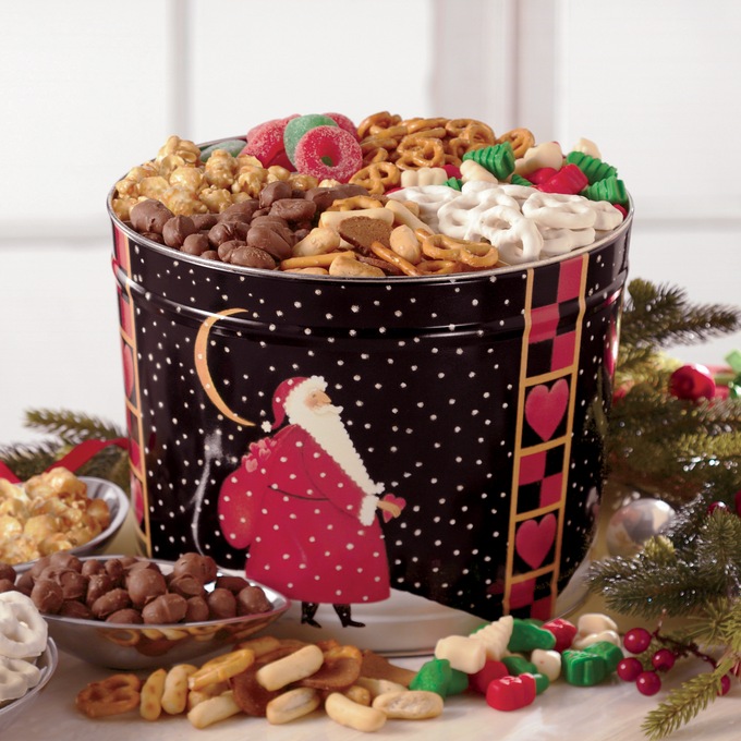 Santa's Snacks Tin, , large