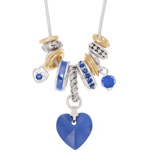Personalized Birthstone Heart/Slider Pendant, , large
