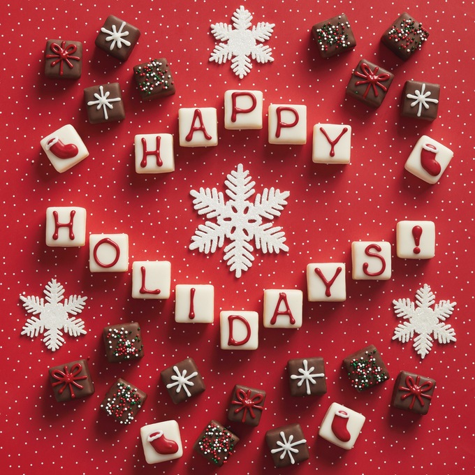 Happy Holiday Petits Fours - Delivery Included, , large