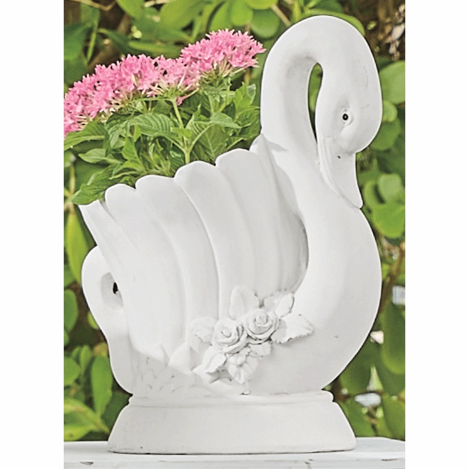 Swan Planter, , large