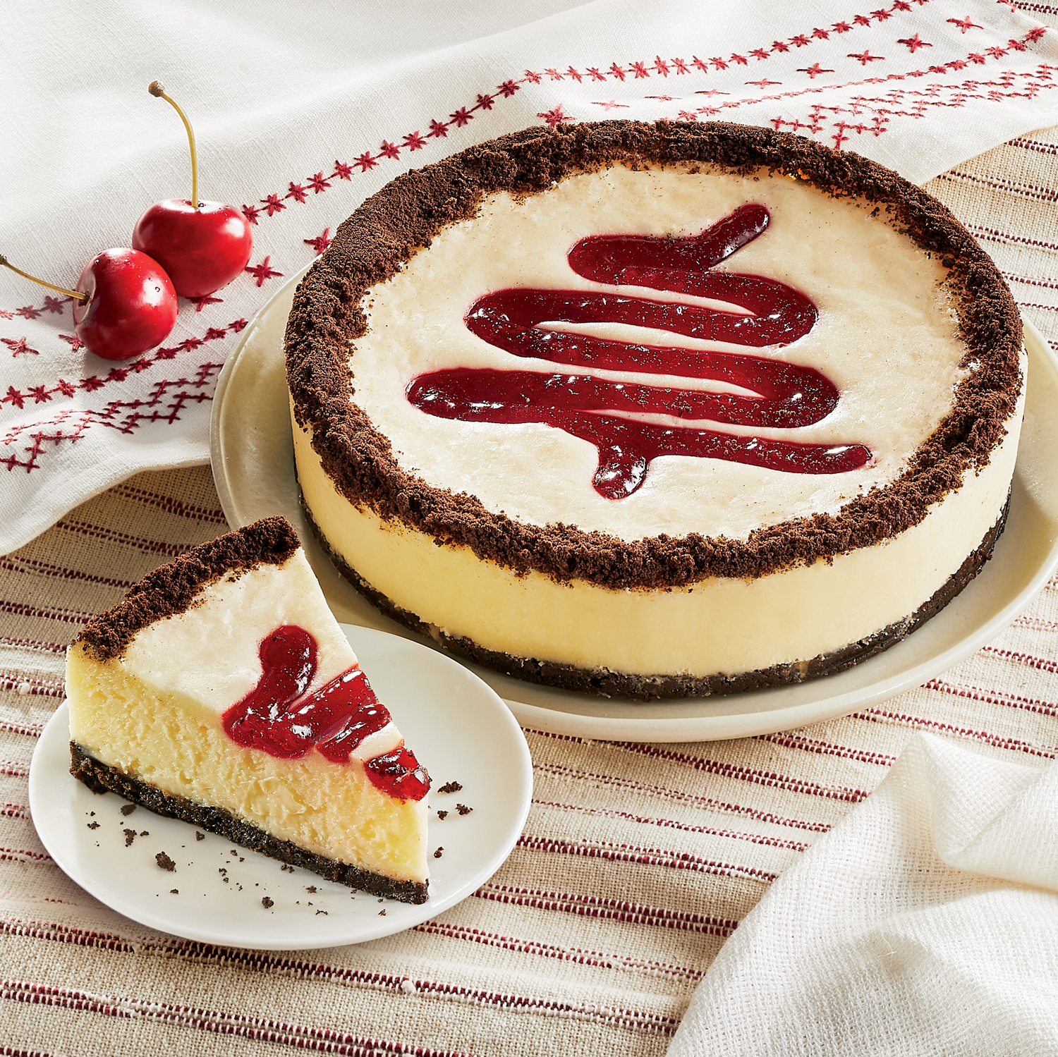 Christmas Tree Cheesecake Swiss Colony