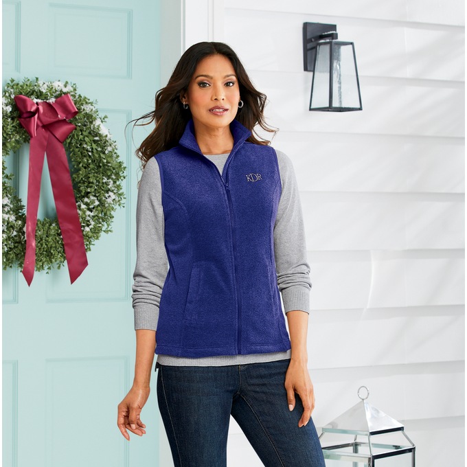 Personalized Women&#39;s Fleece Vest, , large
