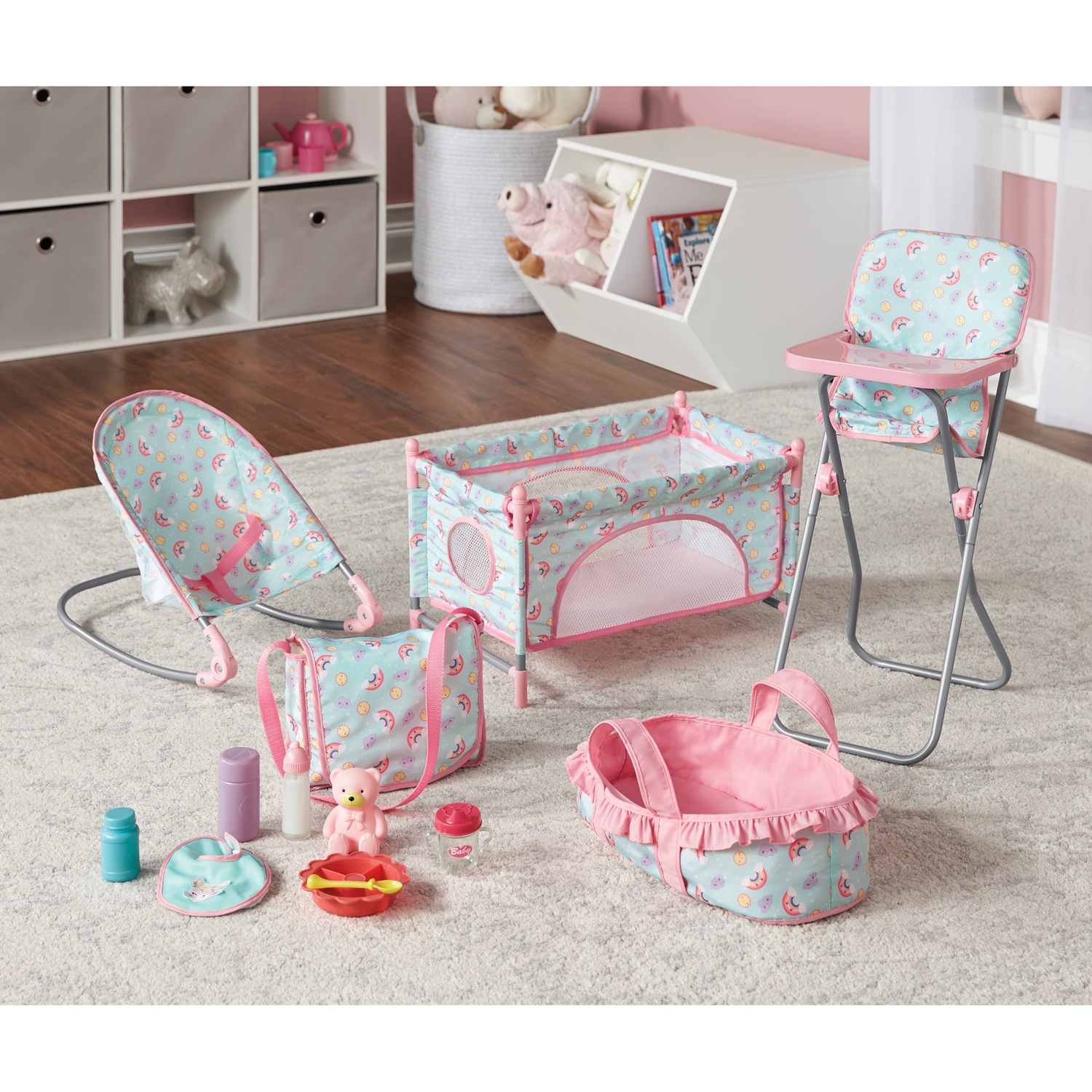 Baby doll table and chairs cheap