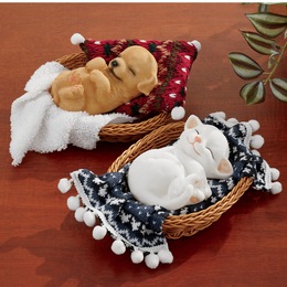 Your Choice Sleeping Puppy or Kitten, , large