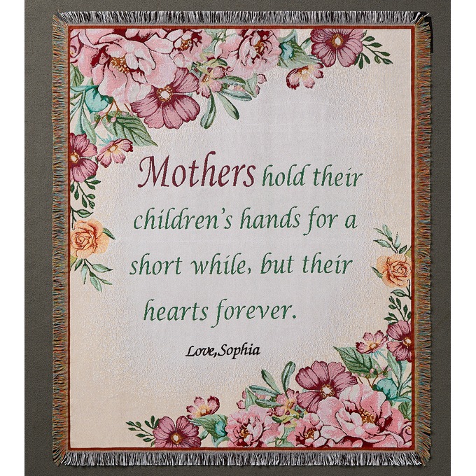 Personalized Tapestry Throw Blanket, , large