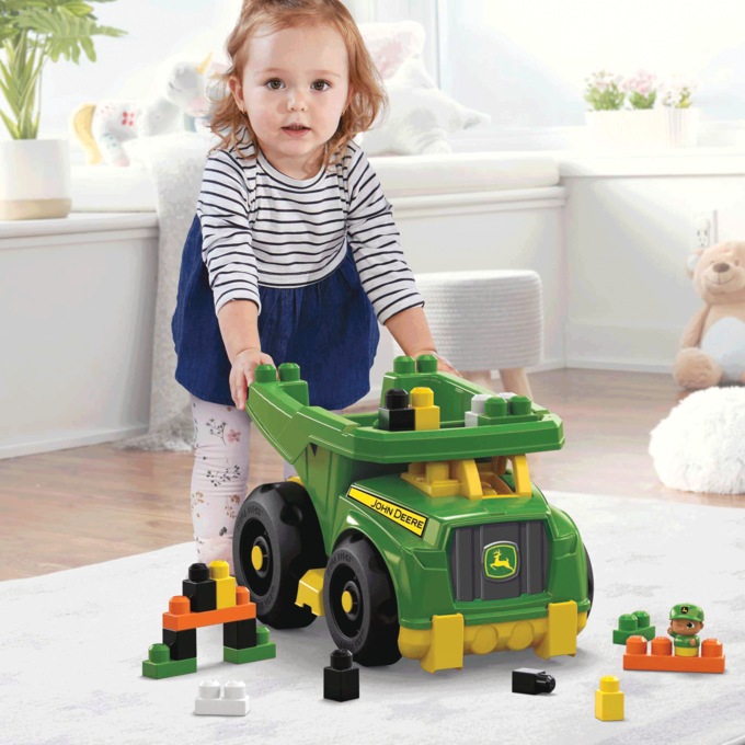 Mega Bloks John Deere Dump Truck Swiss Colony