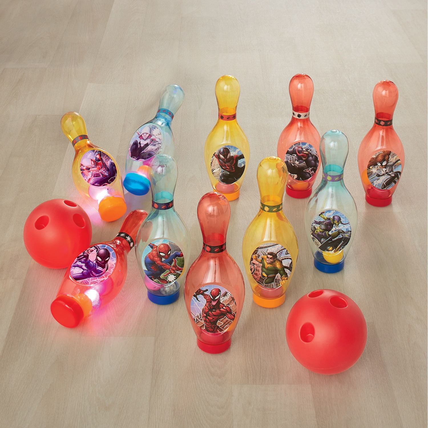Licensed 10Pin LightUp Bowling Set Swiss Colony