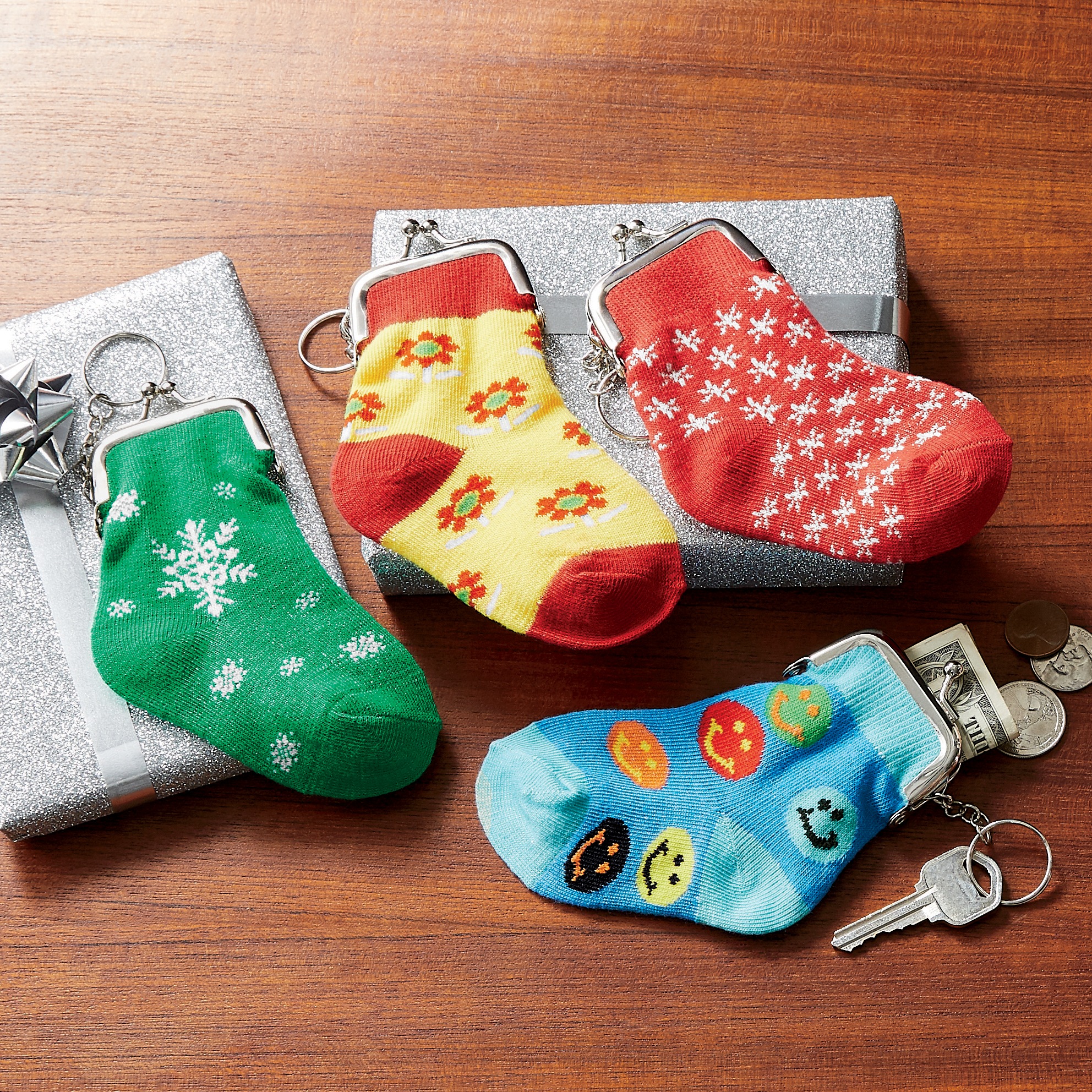 Coin deals sock purse