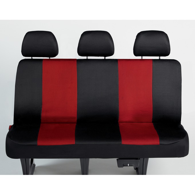 14-Piece Seat Cover Kit, Red, large