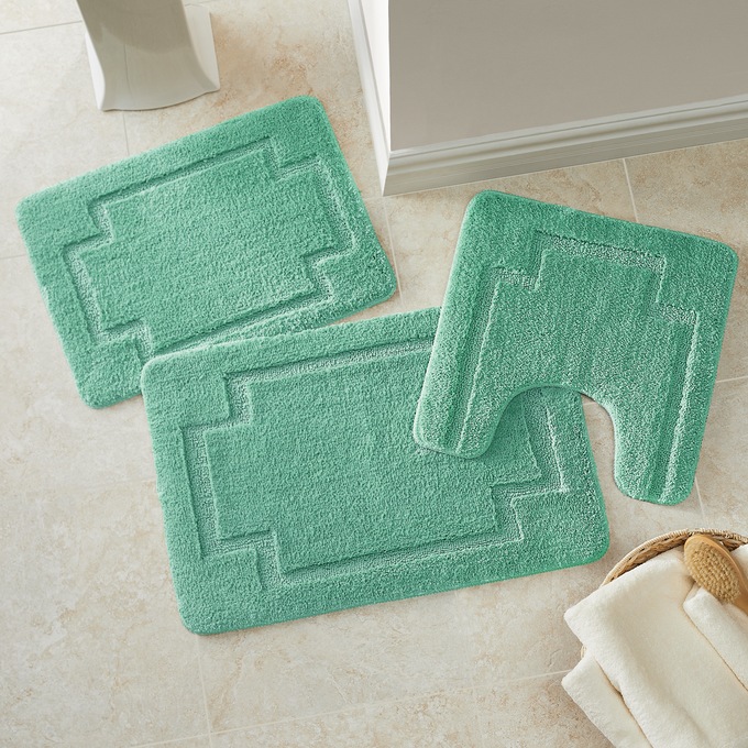 3-Piece Serene Bath Mat Set, , large