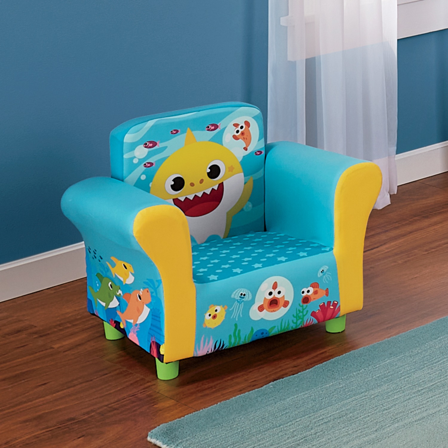 Upholstered childrens chair sale