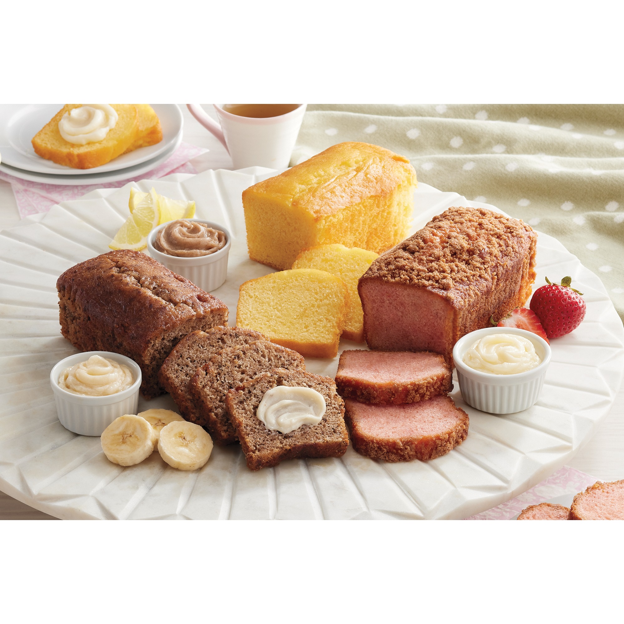 Fruit Breads with Cremes, , large