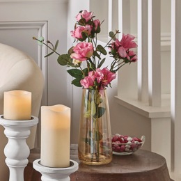 Pink Roses In Vase, , large