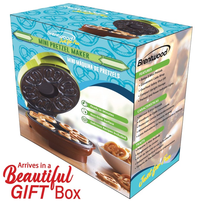 Brentwood Mini Pretzel Maker Machine, , large