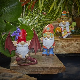 Solar Fun Garden Gnome, , large