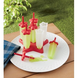 Set of 6 Popsicle Molds, , large