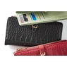 Women's Faux-Croco Wallet, Black, large