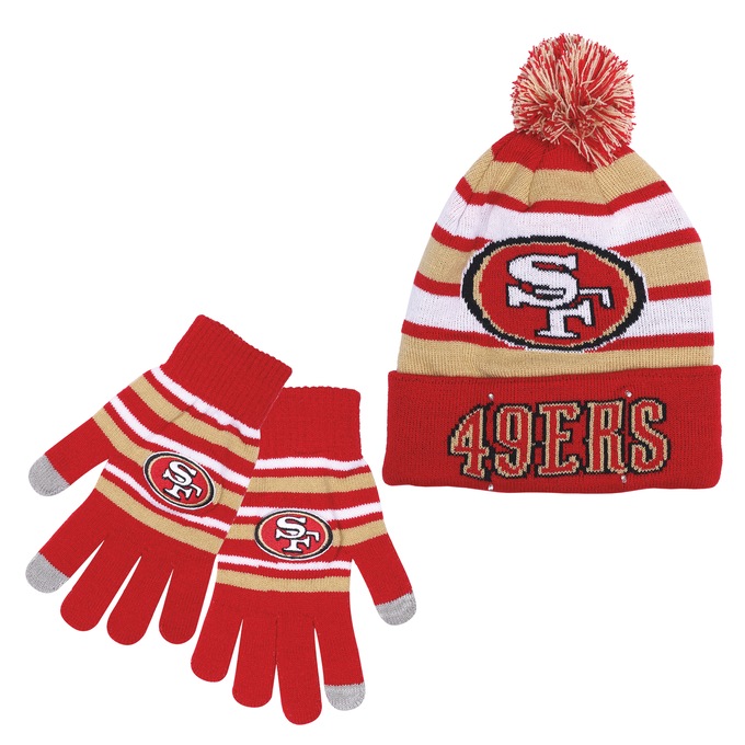 NFL Lit Hat And Gloves Set, , large