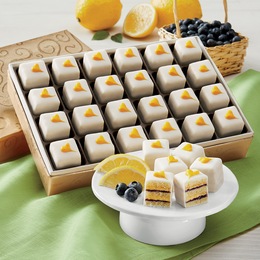 Lemon Blueberry Petits Fours, , large